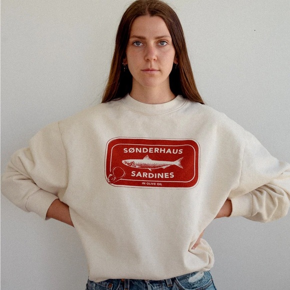 Sønderhaus Sardine Crew Neck sweatshirt - Picture 1 of 7